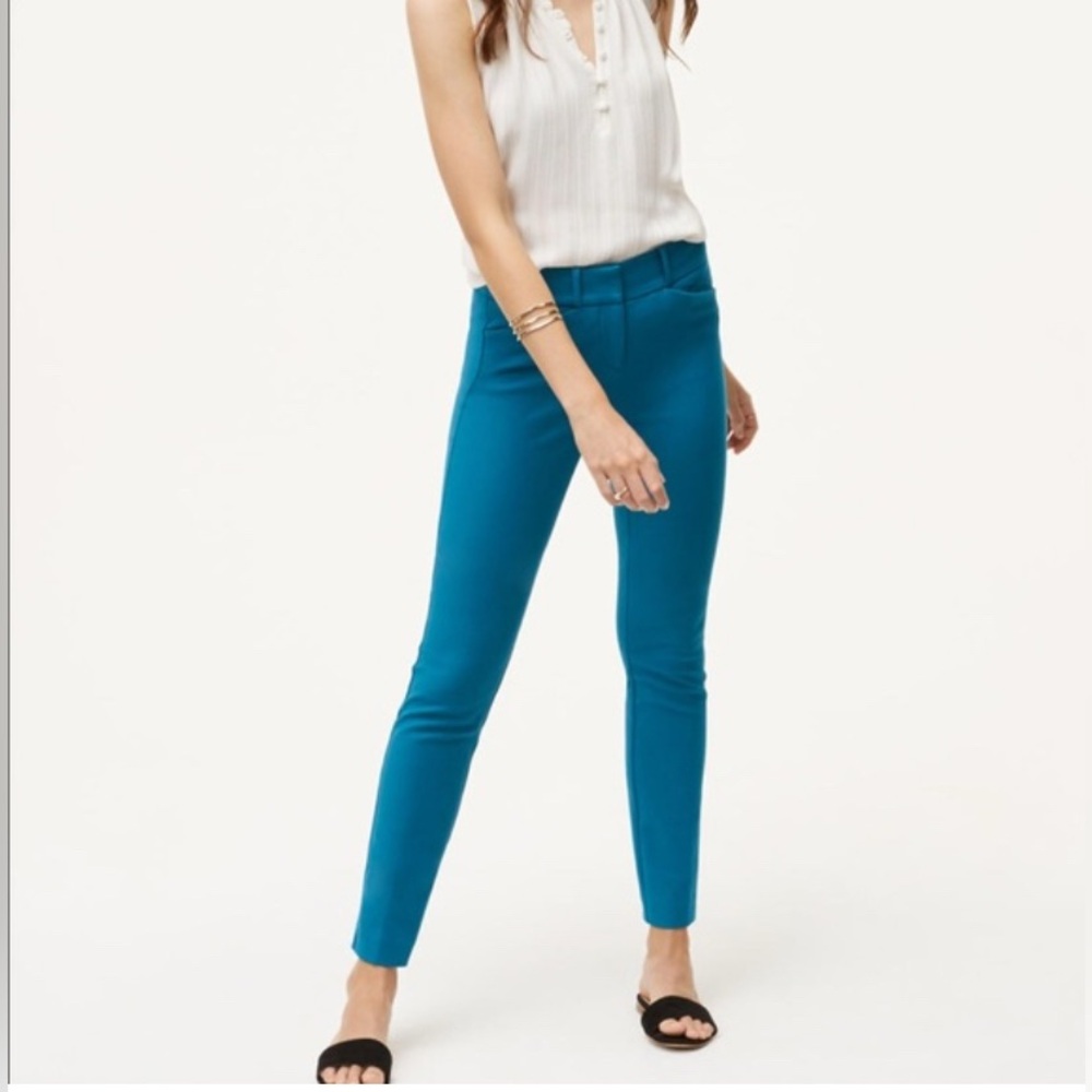 LOFT Blue Ankle Pants